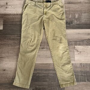 Vtg GAP Woman’s Cotton Blend Spandex Olive Green Chinos Size 6